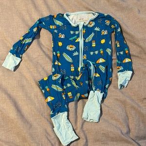 Little Sleepies zip pajamas 18-24 mo